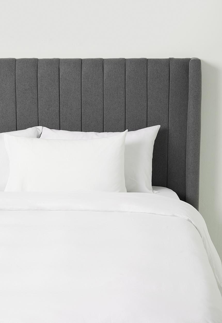 Sixth Floor - Rio ribbed headboard - dark grey