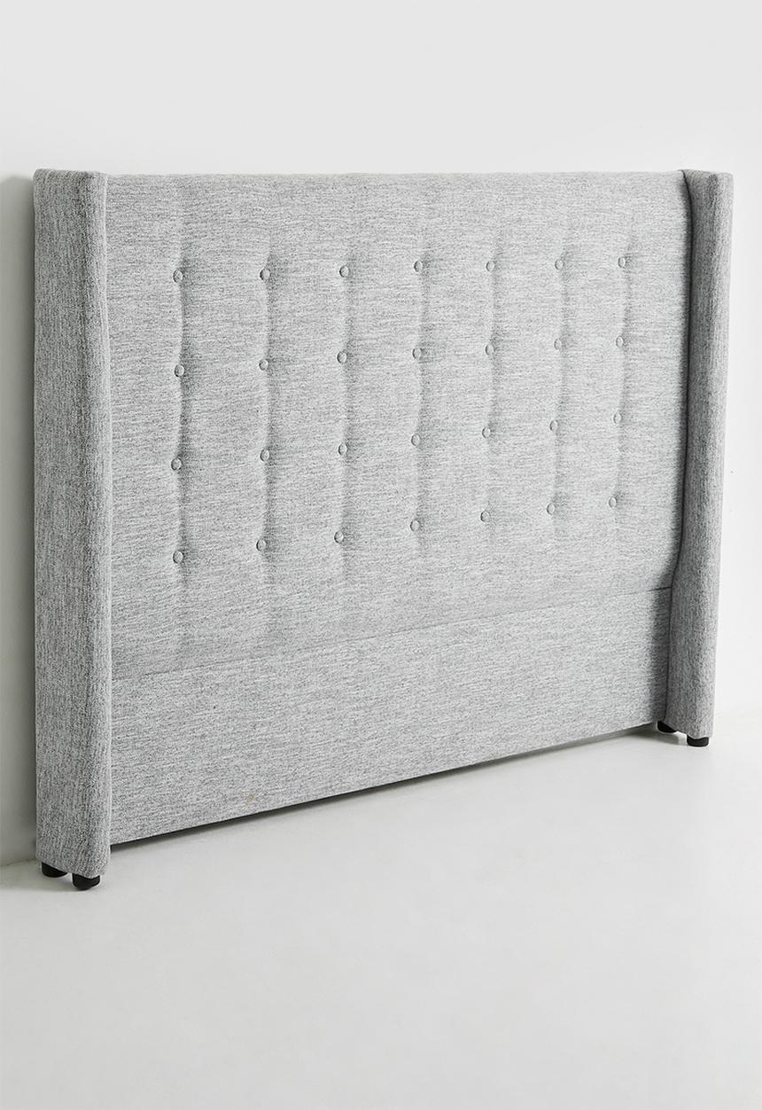 Sixth Floor - Billy button headboard - grey