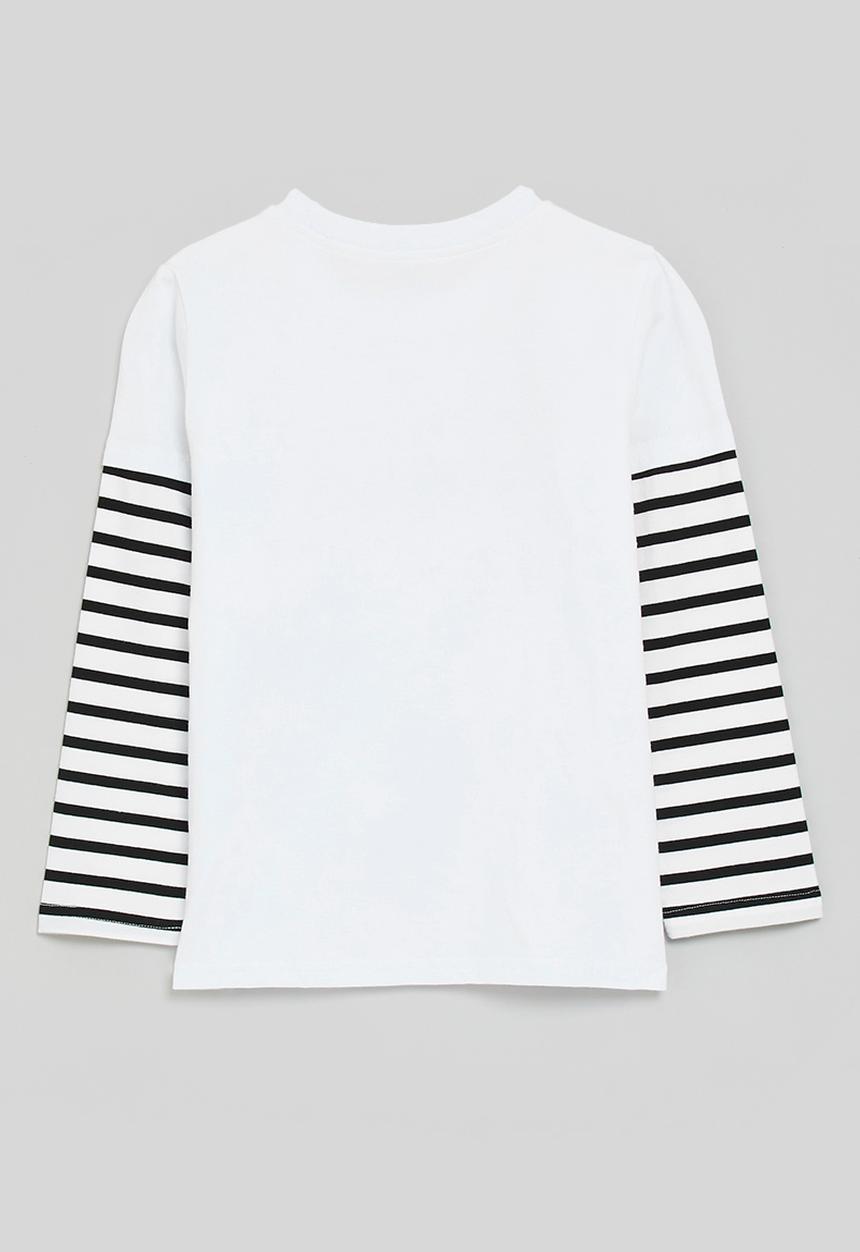 Pop Candy - Twofer t-shirt - white & black