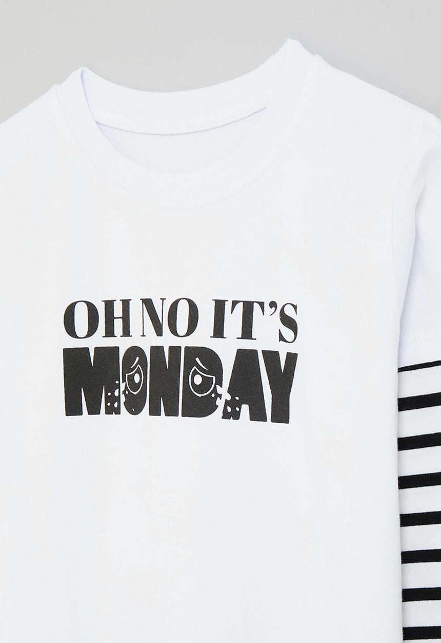 Pop Candy - Twofer t-shirt - white & black