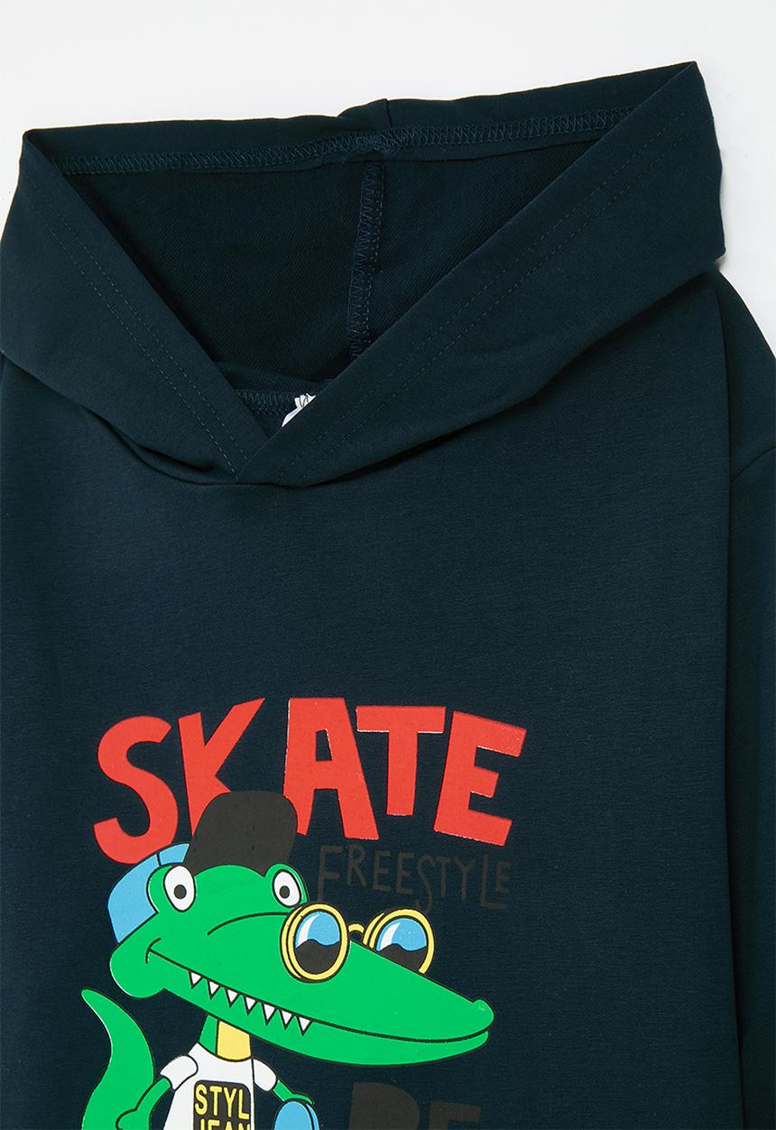 Pop Candy - Skater croc hoodie - black