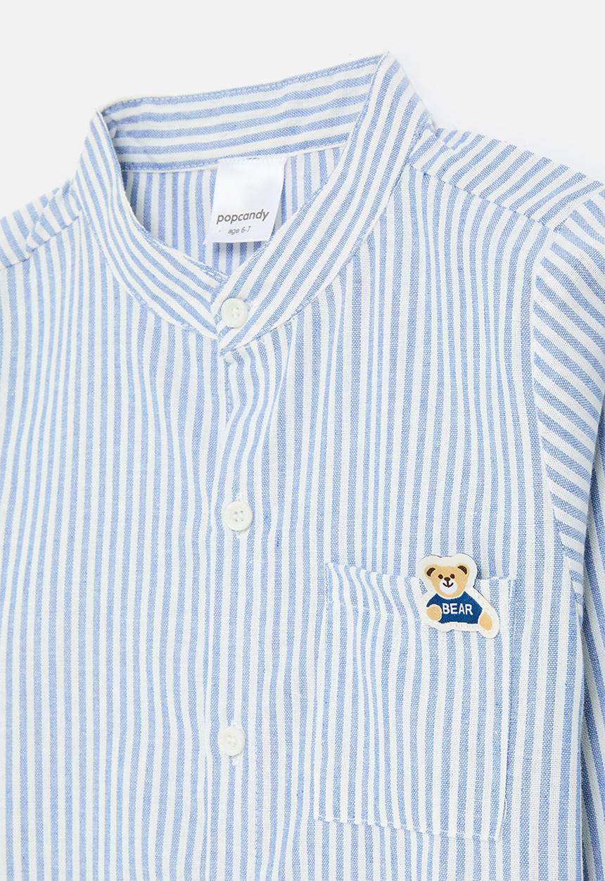 Pop Candy - Stripe shirt -  white
