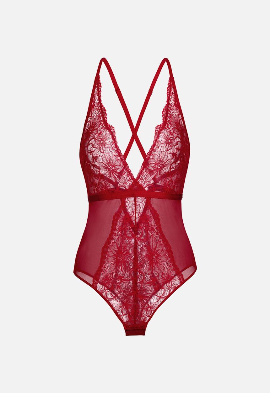 DORINA - Jemma bodysuit - red
