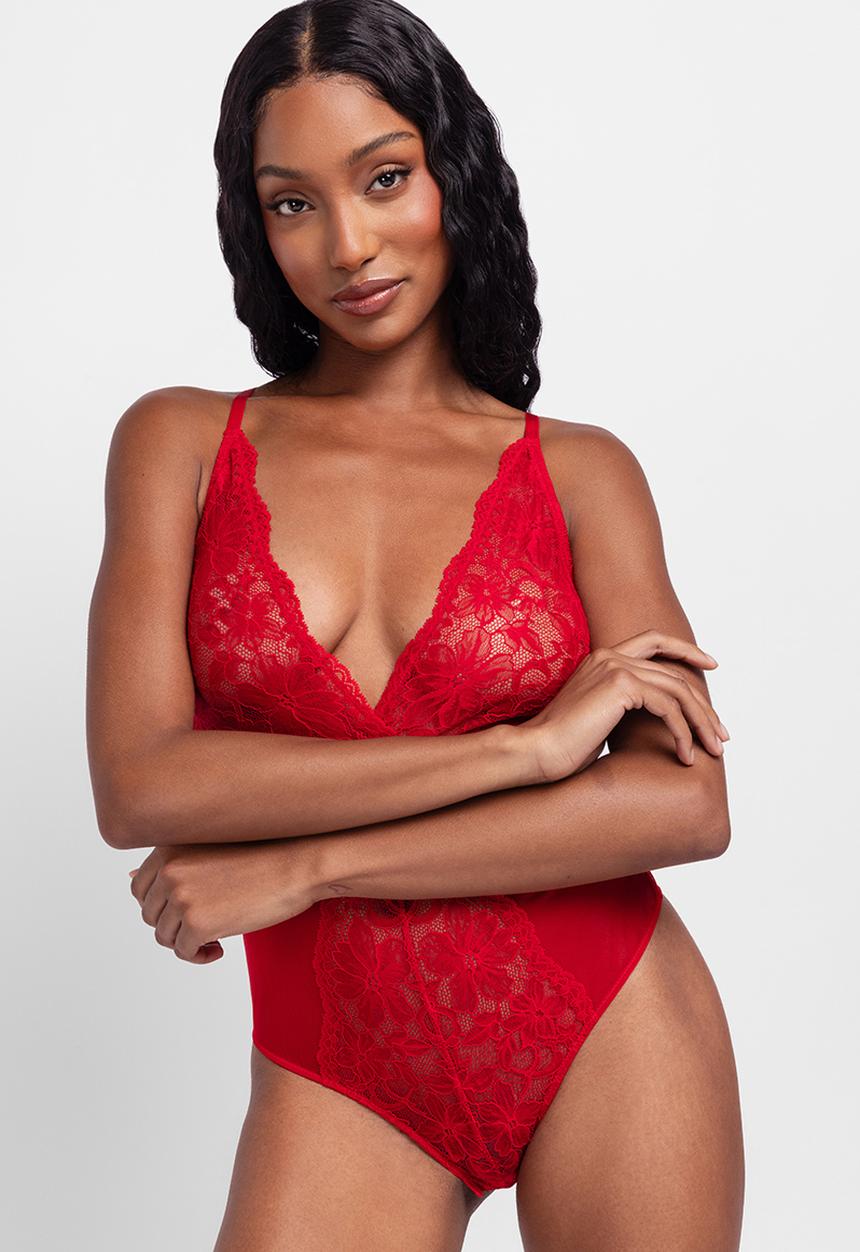 DORINA - Jemma bodysuit - red