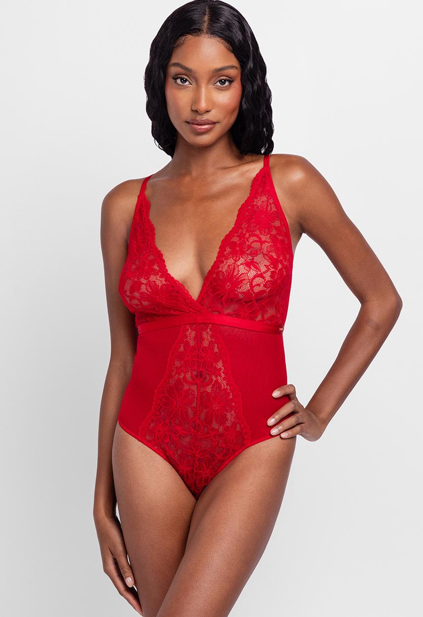 DORINA - Jemma bodysuit - red