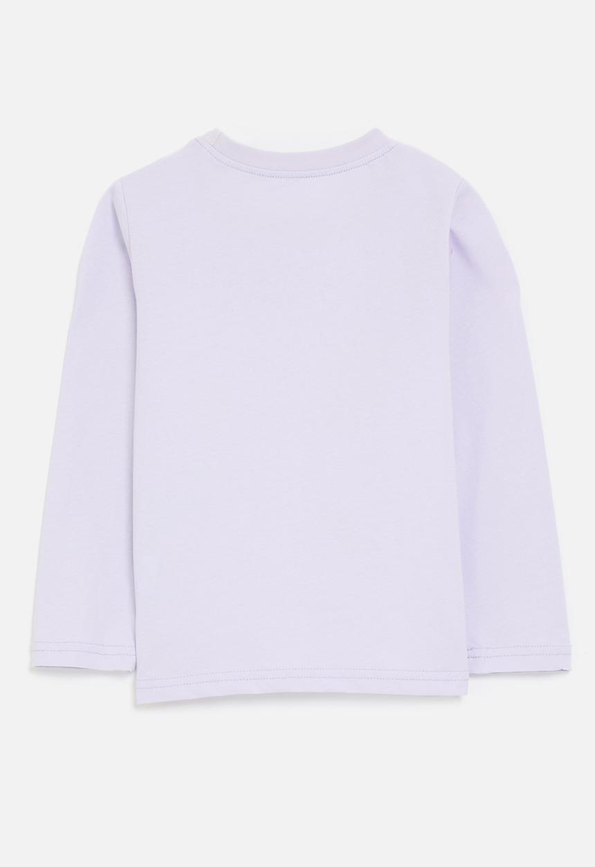 Pop Candy - Merrow edged graphic sweatshirt - purple