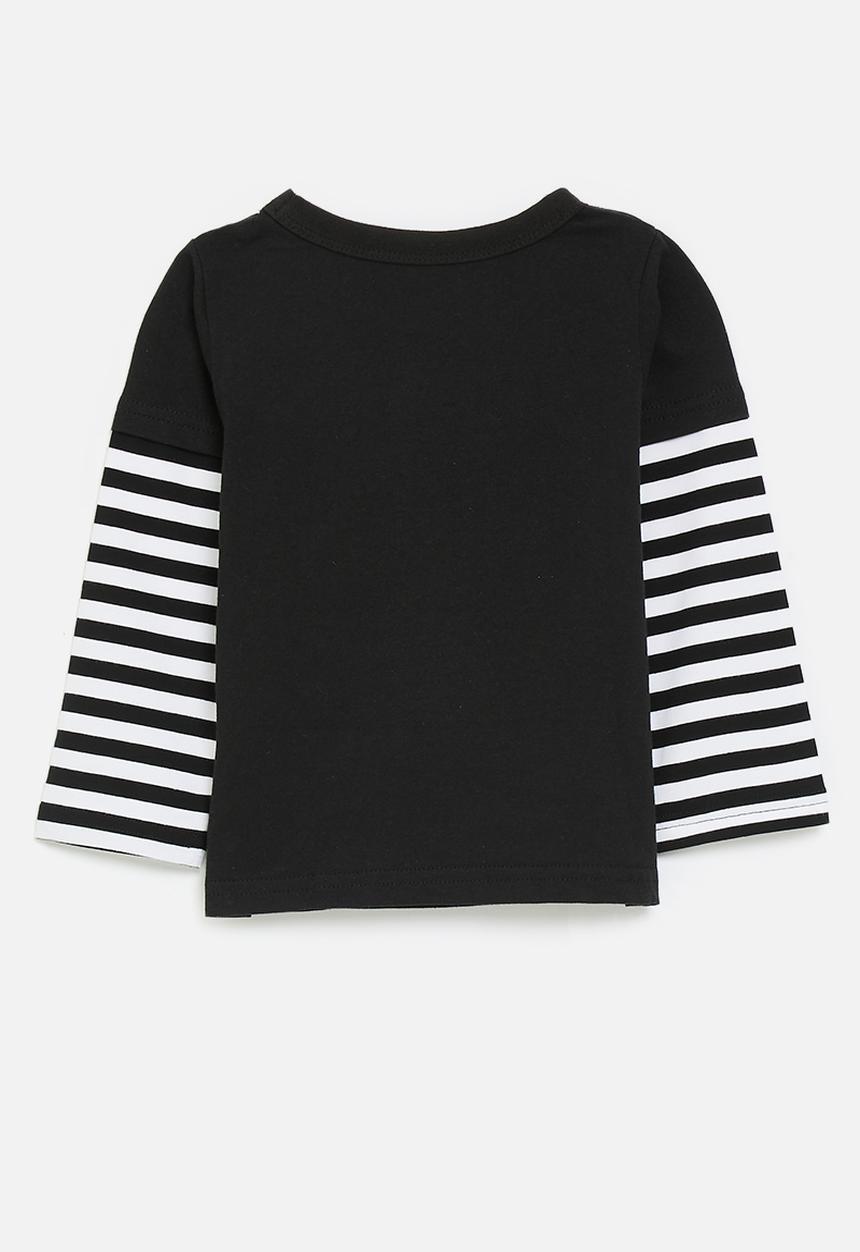Pop Candy - Lucky boy tee - white/black