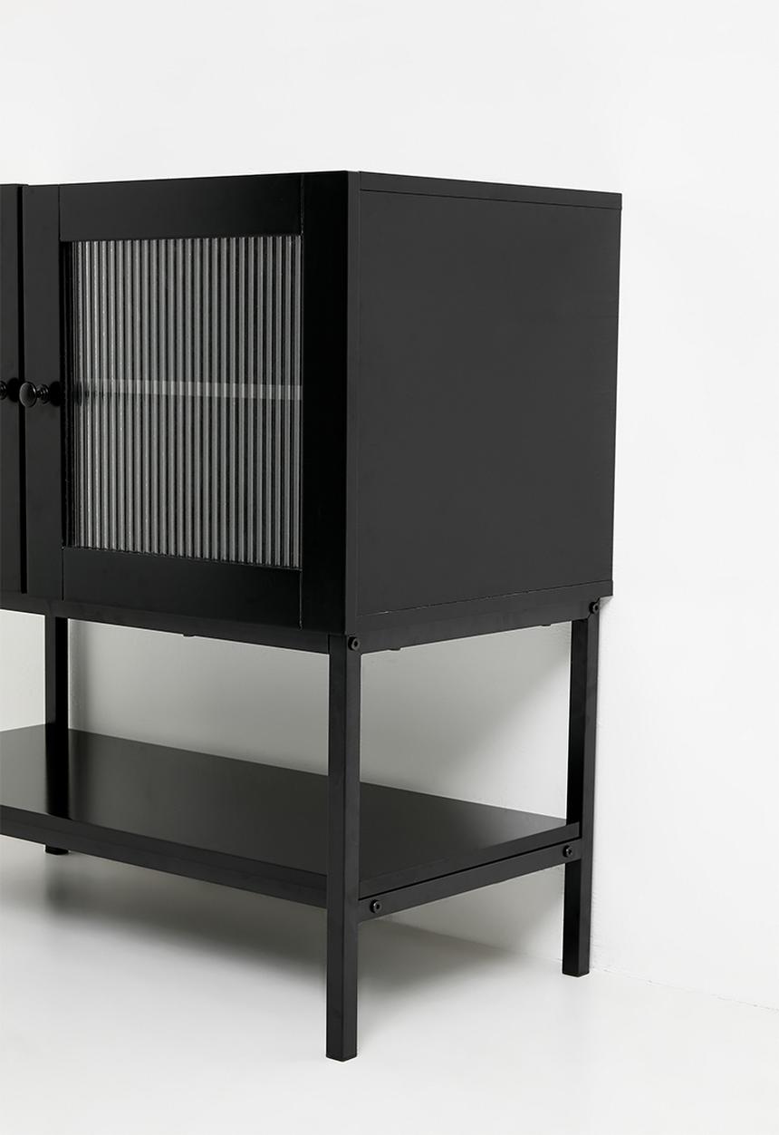 Sixth Floor - Vena 2 door cabinet - black