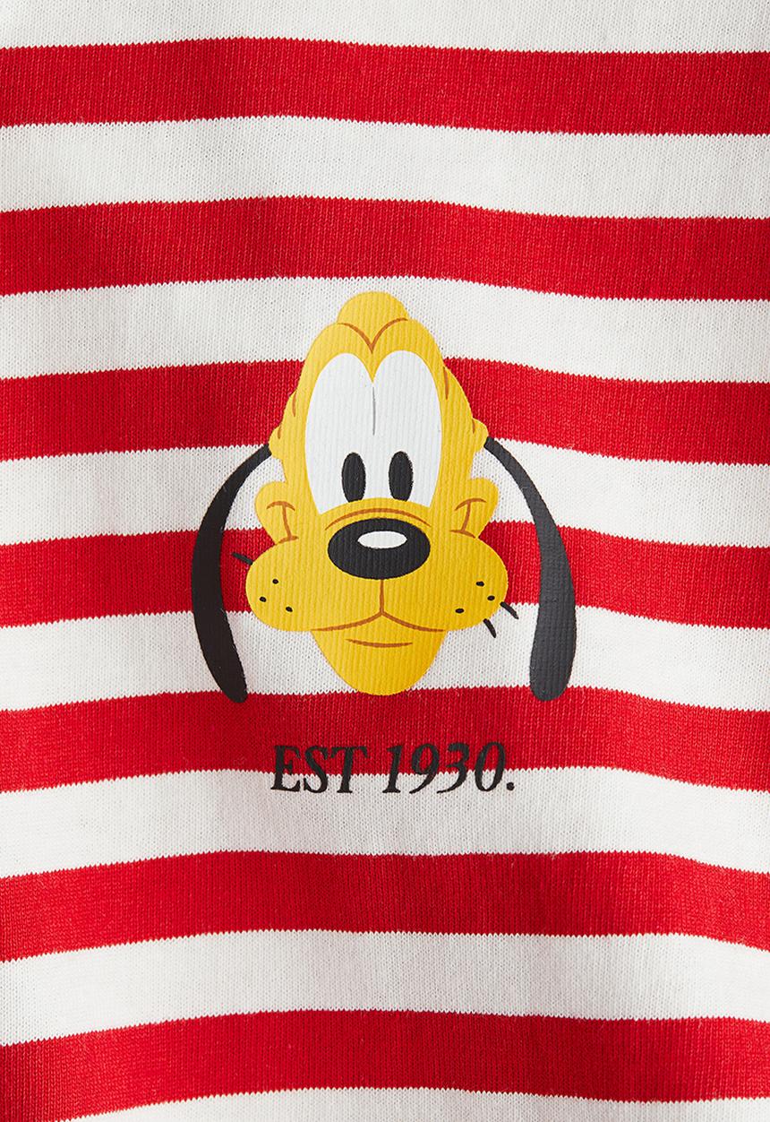 H&M - Oversized printed t-shirt -red pluto