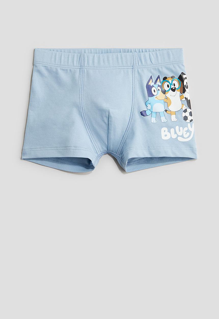 H&M - 5-pack trunks - blue bluey
