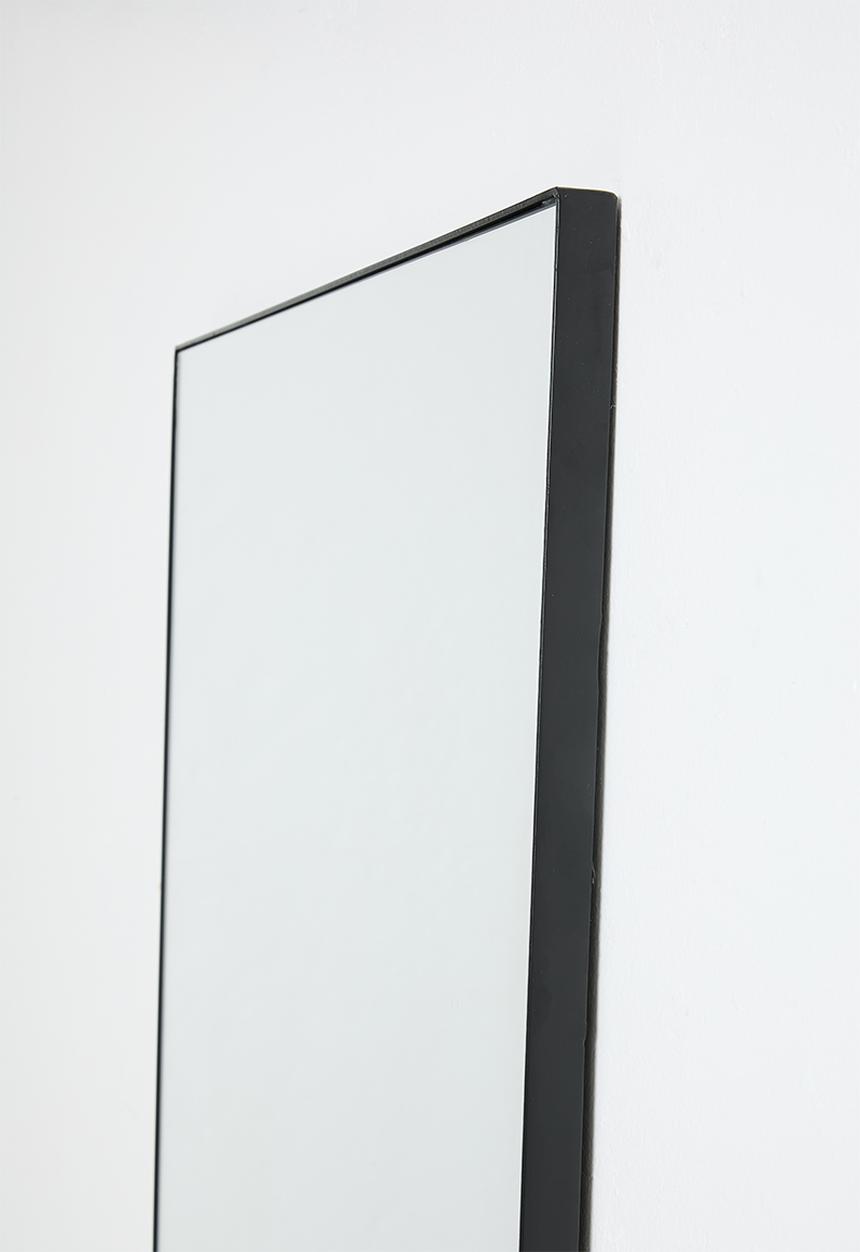 Sixth Floor - Full Length Rectangle Mirror - Black