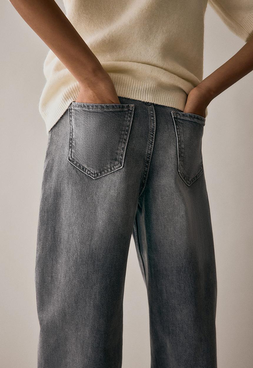 H&M - Wide leg jeans - denim grey