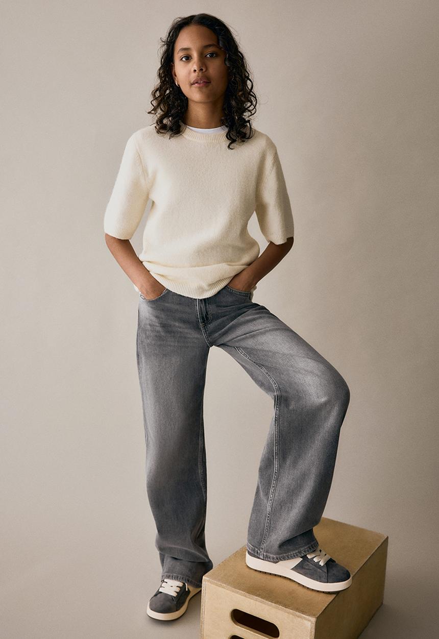 H&M - Wide leg jeans - denim grey