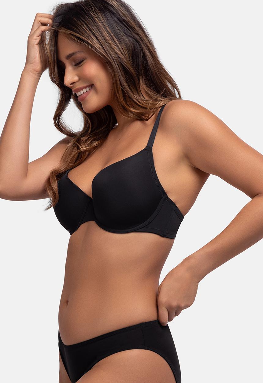 DORINA - Light padded demi - black
