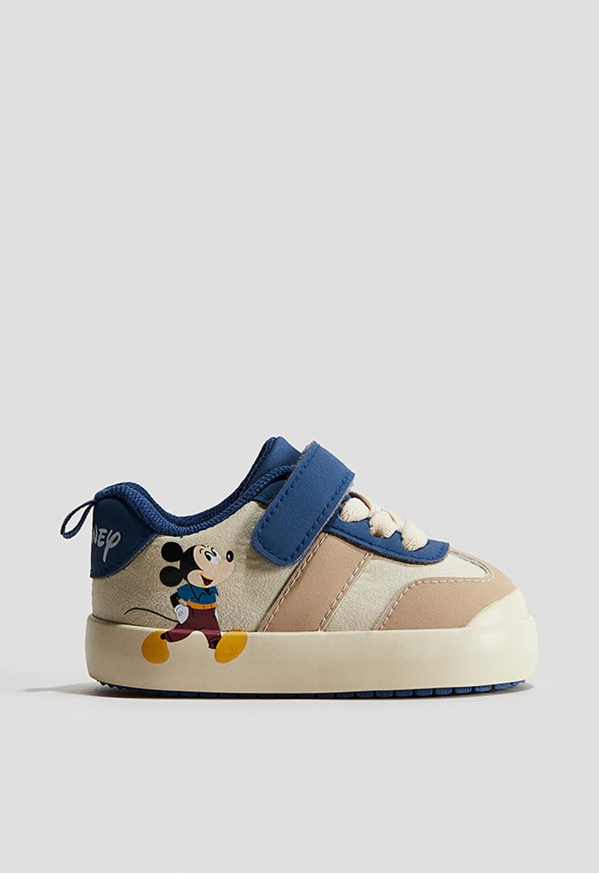 H&M - Printed trainers - beige mickey mouse