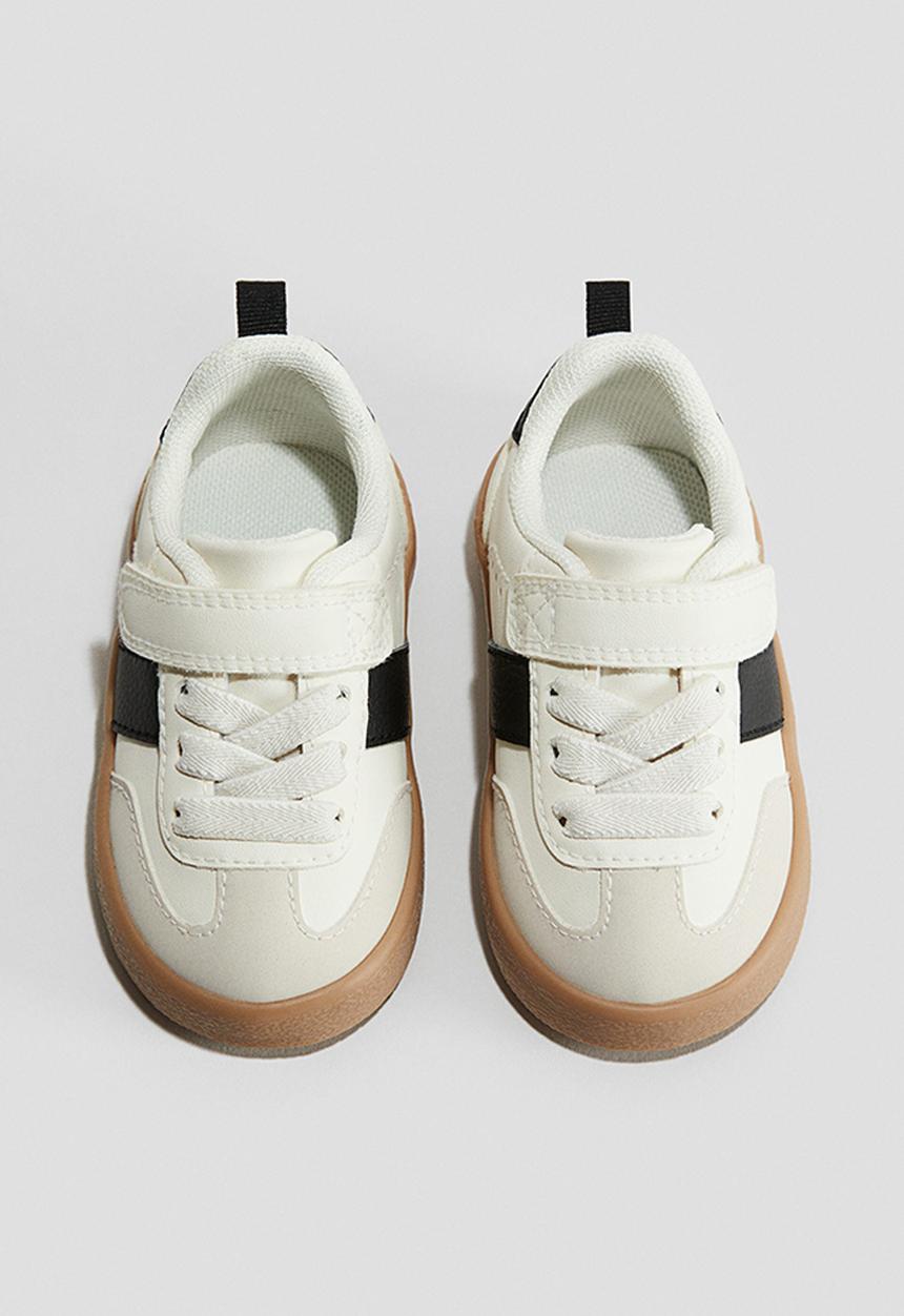H&M - Trainers - cream & black