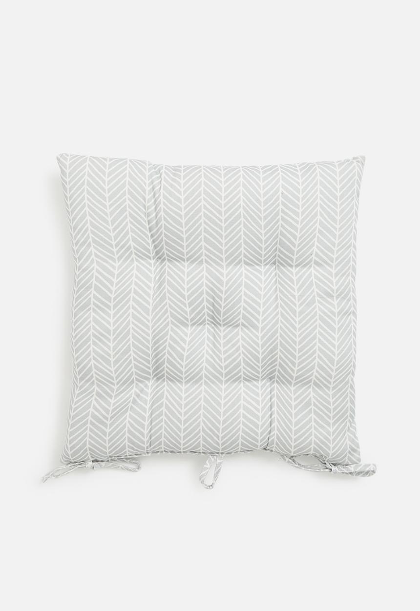 Sixth Floor - Summer meadow seat pad set of 2 - grey