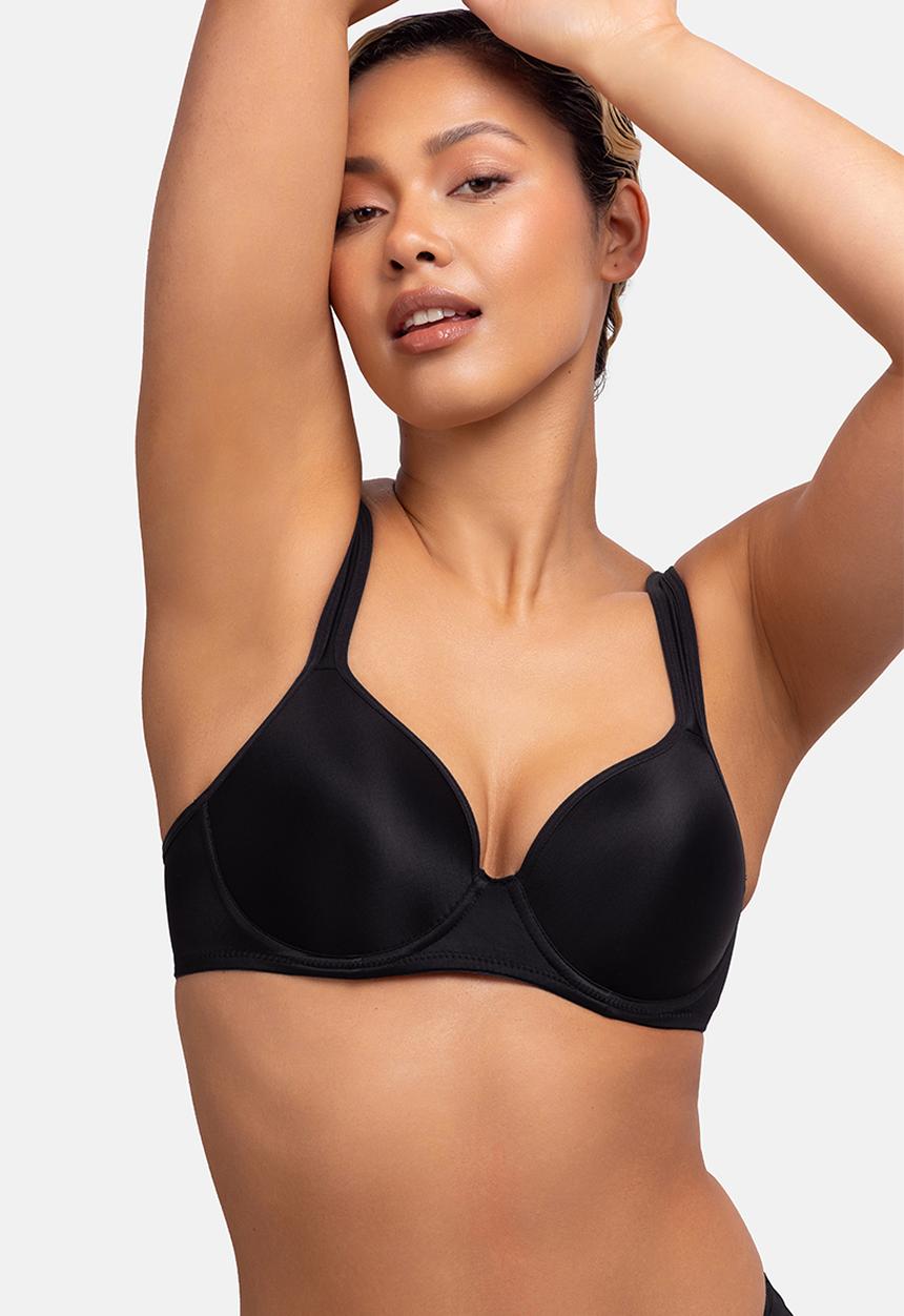 DORINA - Light padded demi - black