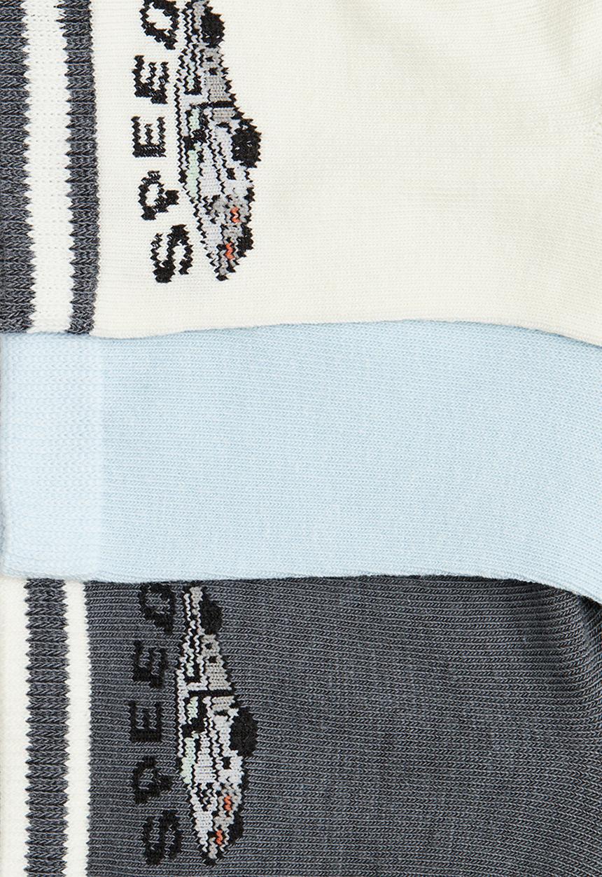 H&M - 7-Pack socks - grey cars