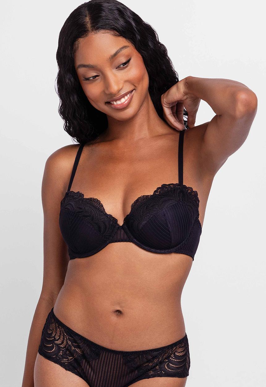 DORINA - Emersyn 2 pack demi - black & ivory
