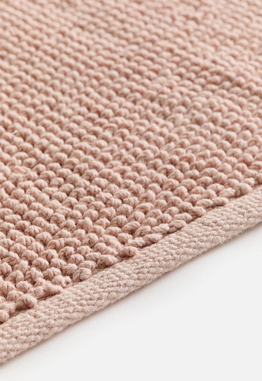 H&M - Cotton bath mat -  old rose