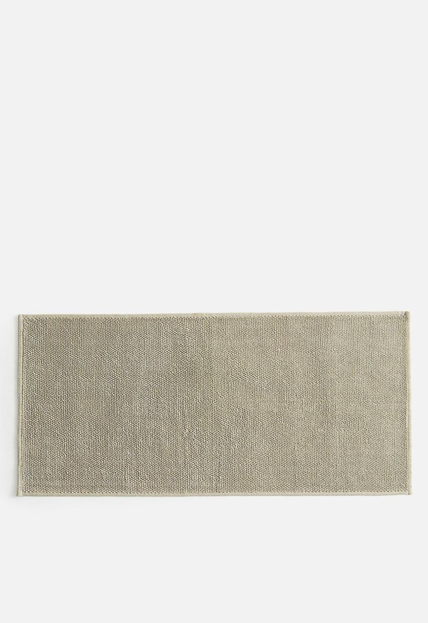 H&M - Cotton bath mat - sage green