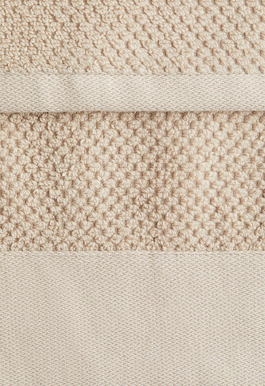 H&M - Cotton terry bath sheet - light beige 