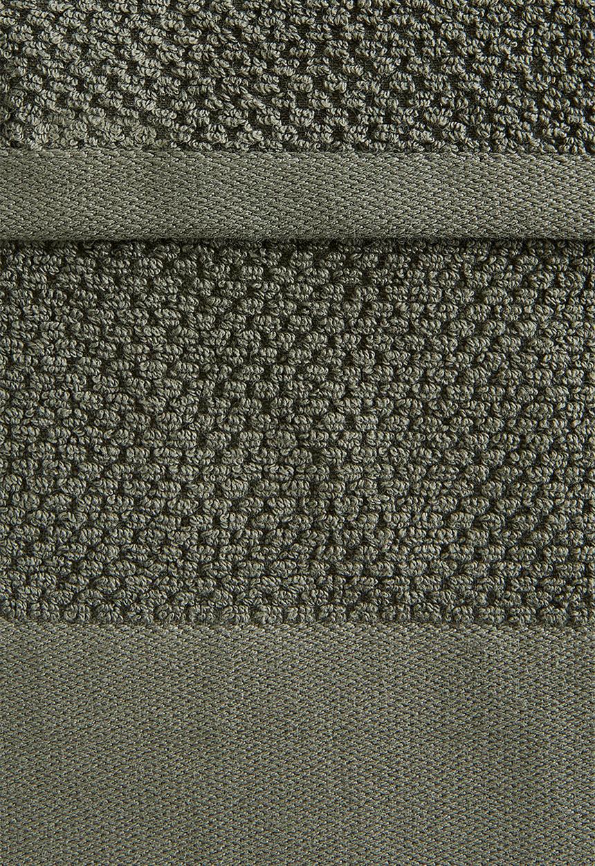 H&M - Cotton terry bath sheet - dark green