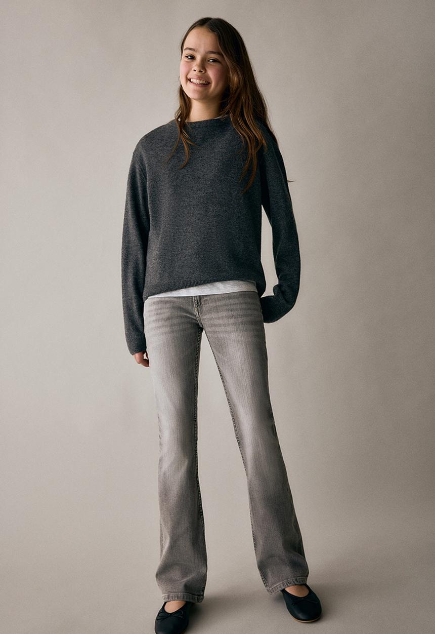 H&M - Bootcut leg low jeans - grey