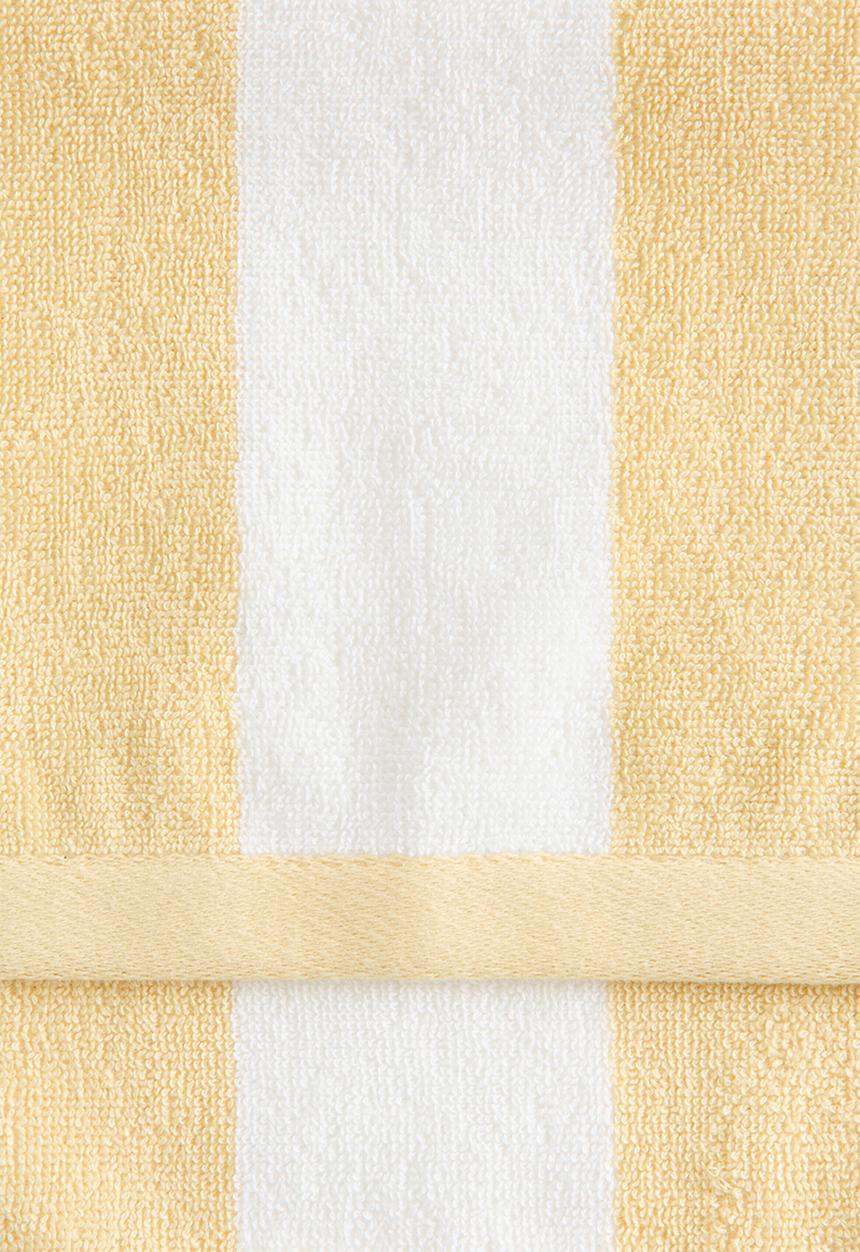 H&M - Bath towel - light yellow/striped