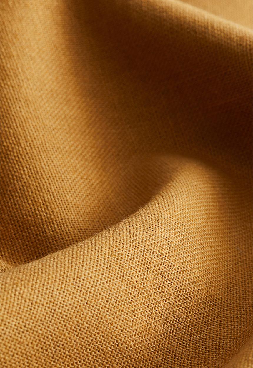 H&M - Linen-blend cushion cover - mustard yellow