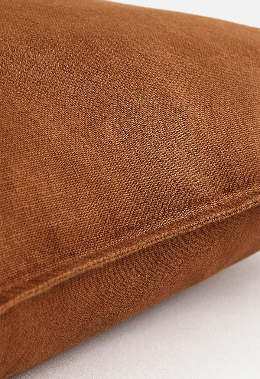 H&M - Linen-blend cushion cover - brown