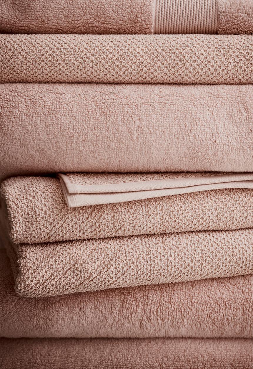 H&M - Soft terry bath sheet - pink