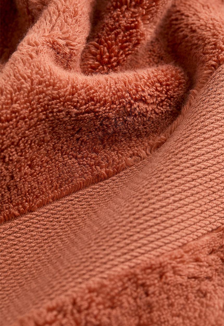 H&M - Soft terry bath sheet - red,orange