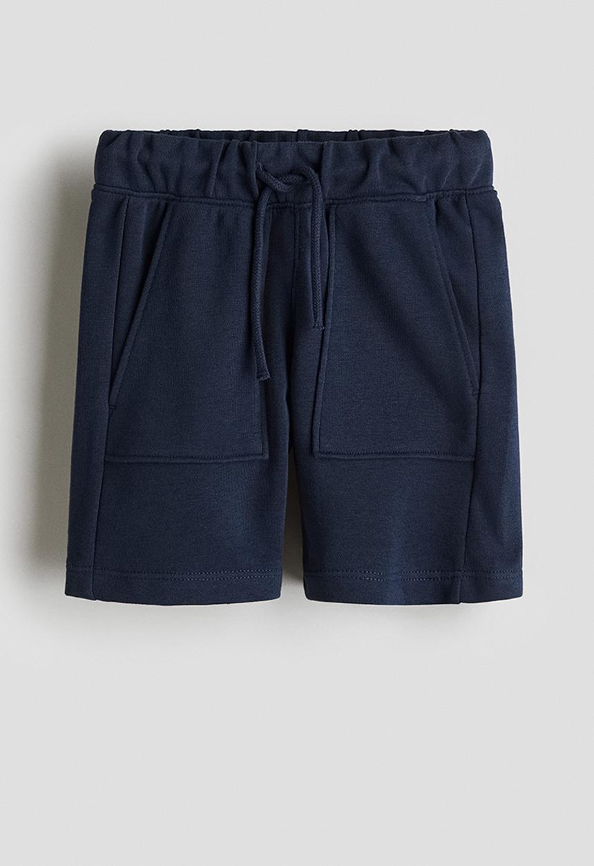 H&M - Sweatshirt shorts - navy blue