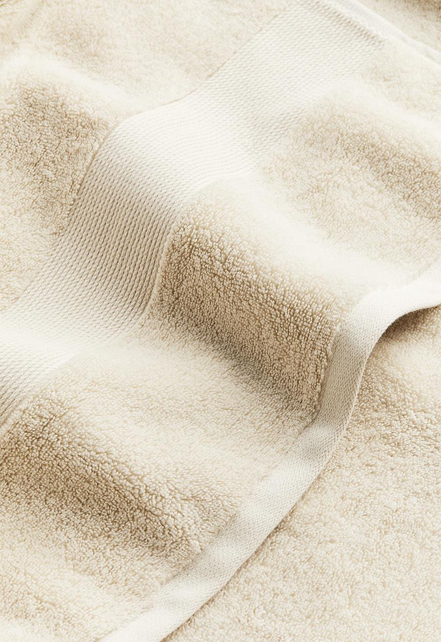 H&M - Soft terry bath towel - light beige