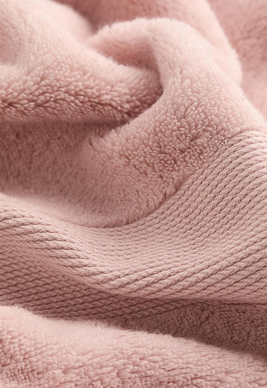 H&M - Soft terry bath towel - powder pink 
