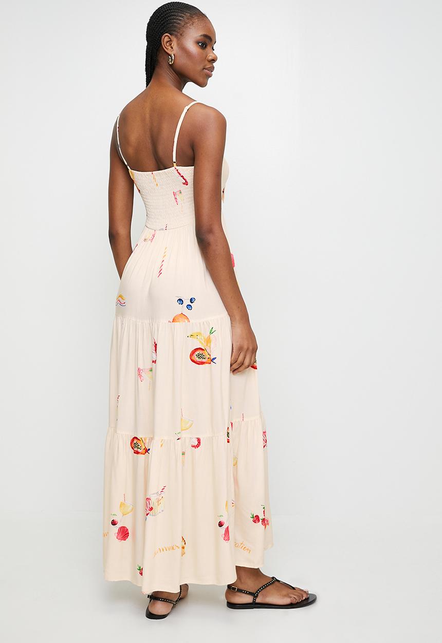 MILLA - Novelty maxi dress - pink multi