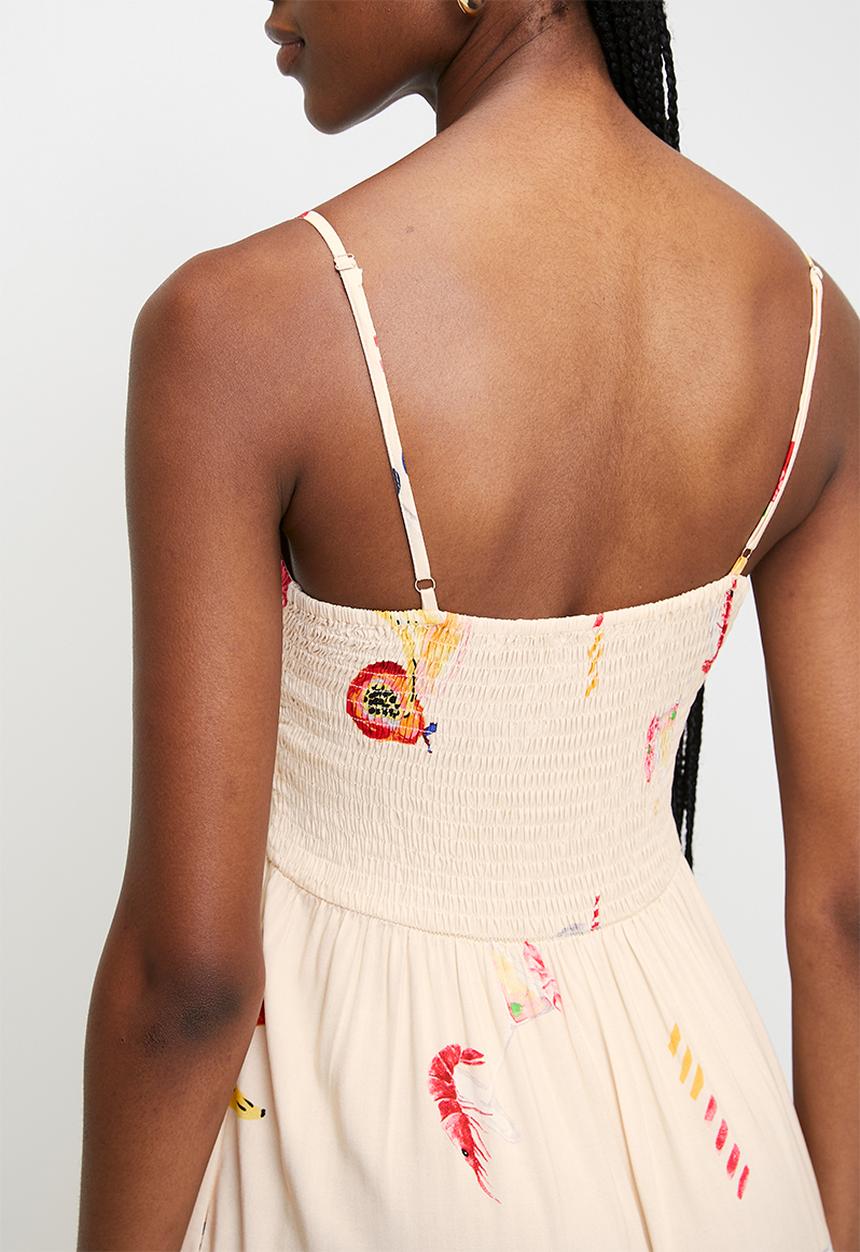 MILLA - Novelty maxi dress - pink multi