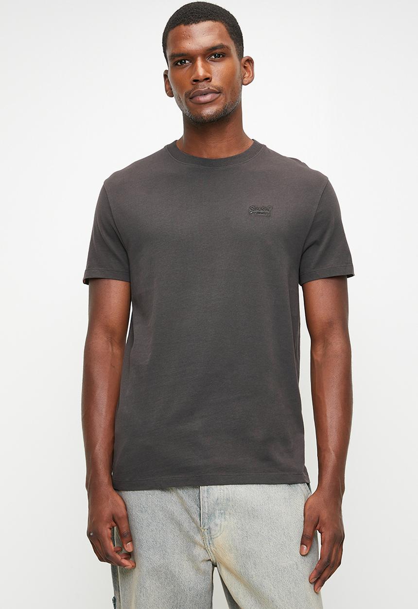 Superdry. - Essential logo emb tee - Q29 - grey