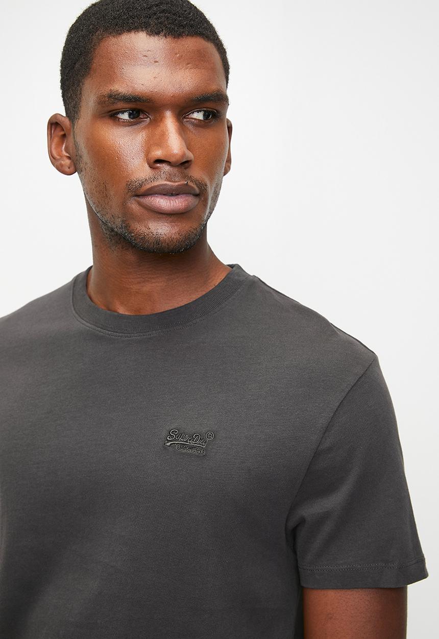 Superdry. - Essential logo emb tee - Q29 - grey