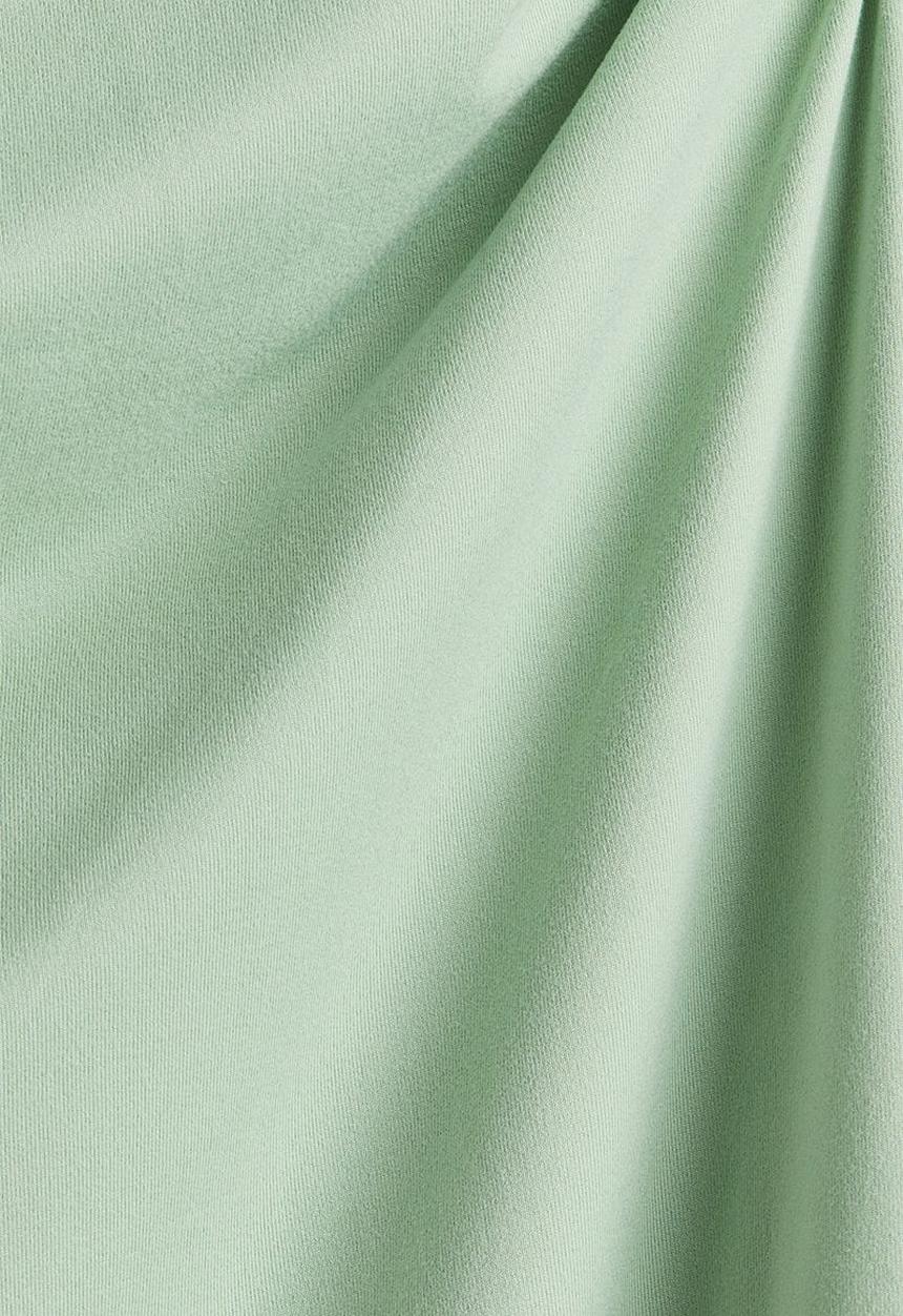 H&M - Twist-detail one-shoulder dress - light mint green