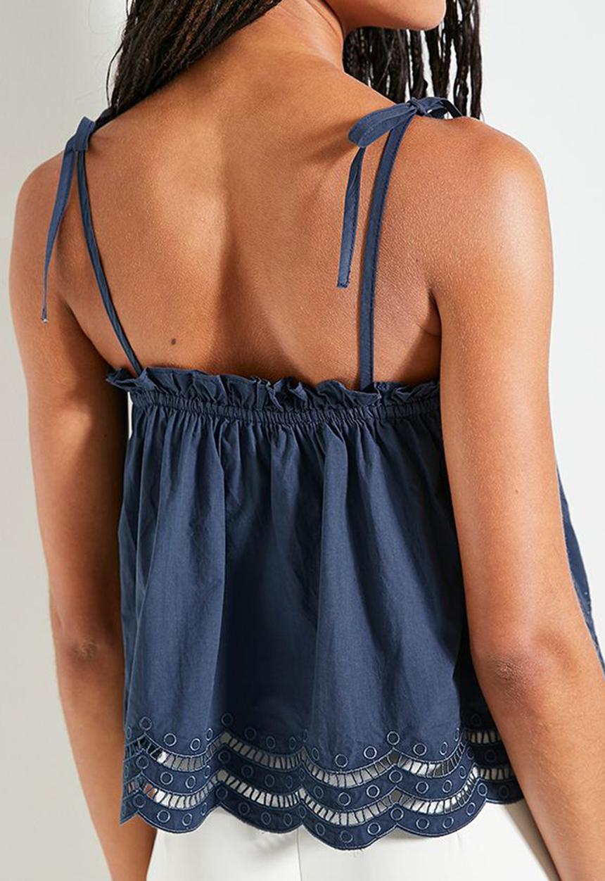 Superbalist - Lazer cut camie - navy