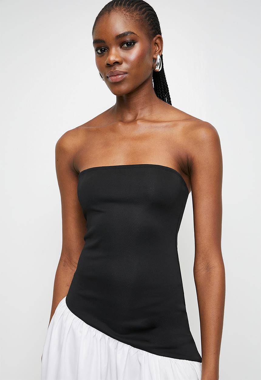 MILLA - Colourblocked combo dress - black