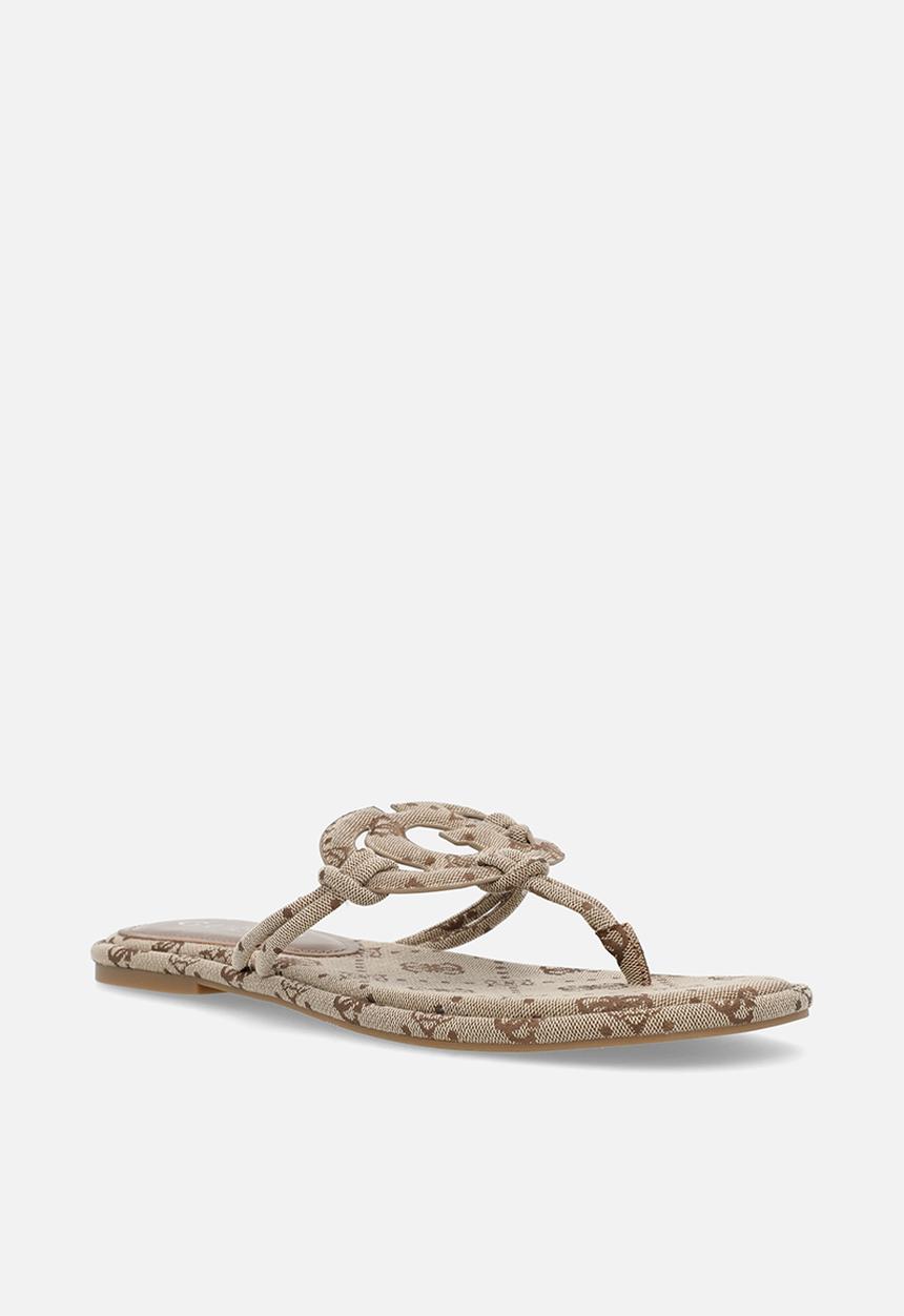 GUESS - Jacquard t-bar - brown