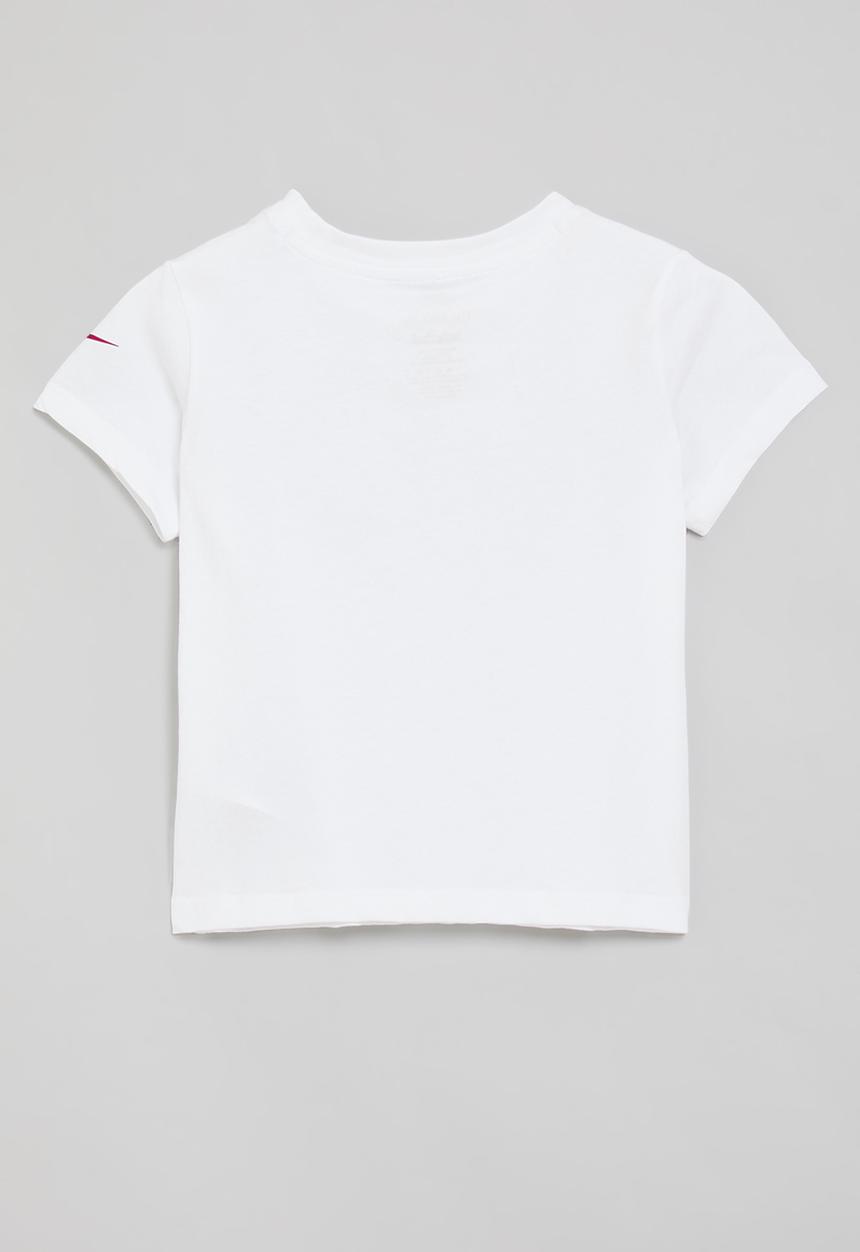 Nike - Nike swoosh on pointe graphic tee - white