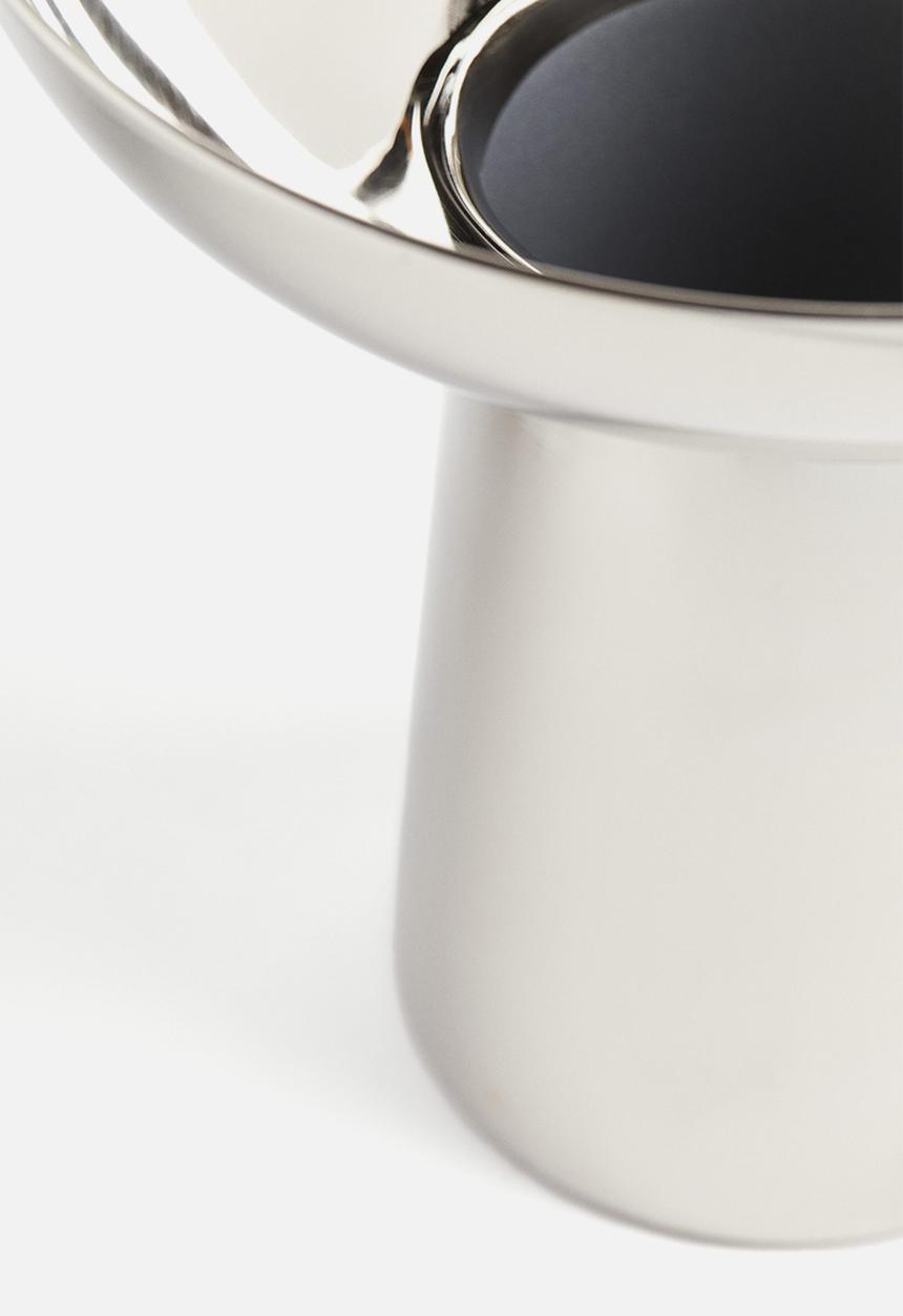 H&M - Metal vase - silver
