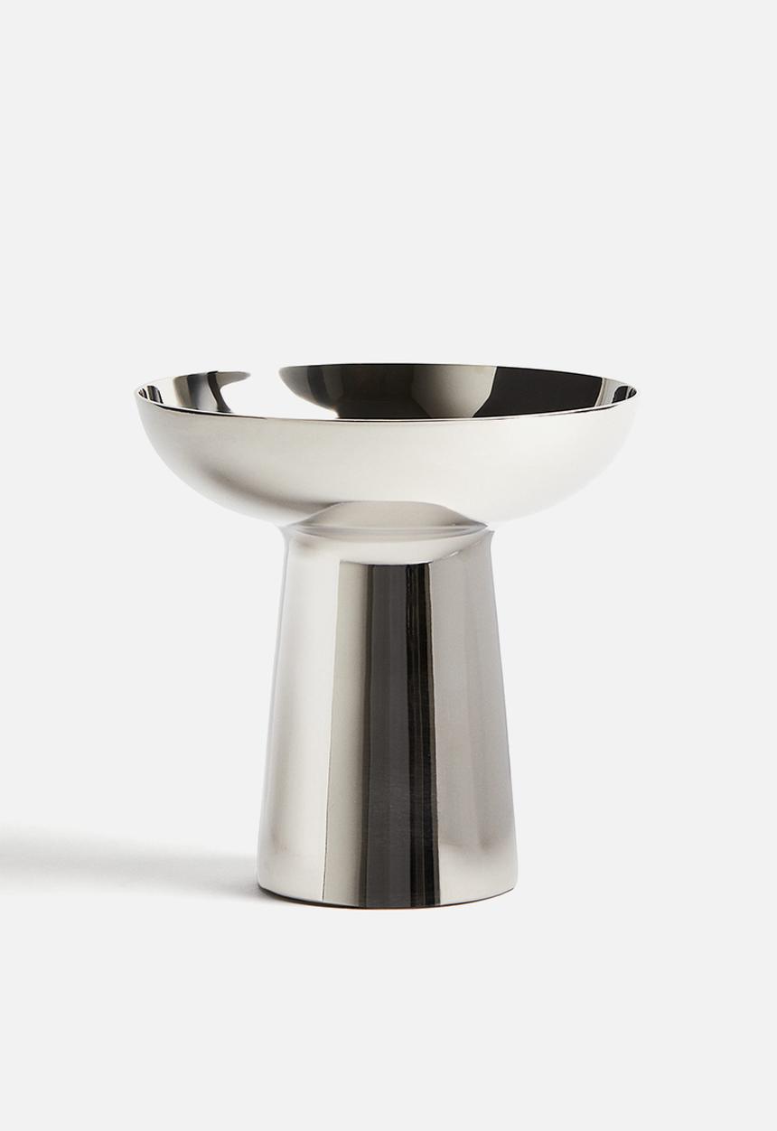 H&M - Metal vase - silver
