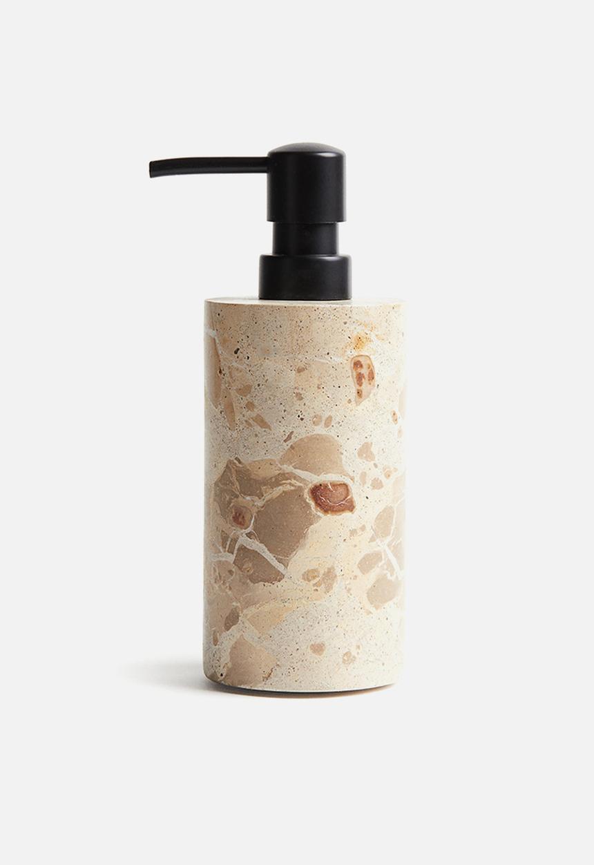 H&M - Marble soap dispenser - light beige