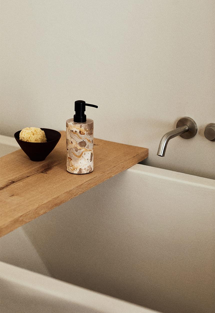 H&M - Marble soap dispenser - light beige